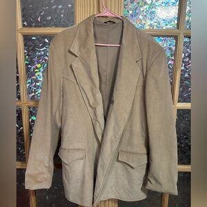 Men’s Corduroy Jacket size unknown GrandpaCore 70s Vintage Patch Elbows